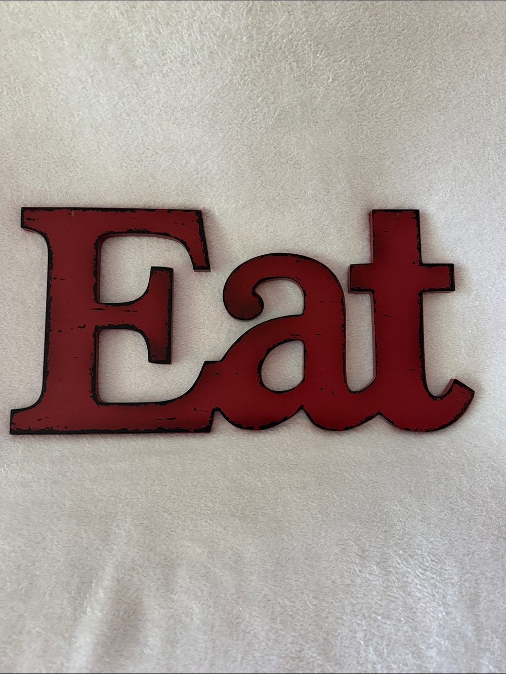 “Eat” Wooden Wall Sign